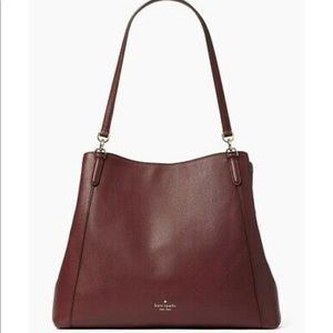 Kate Spade Jackson Cherrywood Leather Large